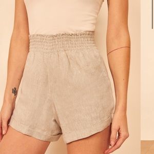 Reformation Linen Shorts